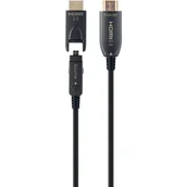 Kable - Kabel optyczny HDMI - HDMI CABLEXPERT 30 m - miniaturka - grafika 1