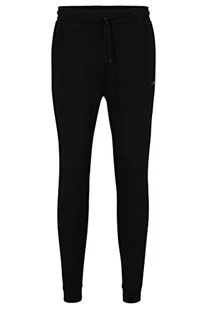 BOSS Męskie spodnie Hadiko Curved Casual, Czarny, XXL - Spodenki męskie - miniaturka - grafika 1