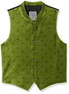 Kurtki i płaszcze dla chłopców - Gol Chłopięca kamizelka do garnituru, do stroju ludowego, aksamitna kamizelka Aop, Zielony (zielony 5), 110 - miniaturka - grafika 1