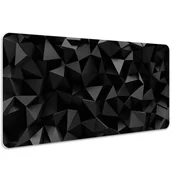 Podkładki na biurko - Podkładka na biurko Abstrakcja w kolorze czarnym 100x50 cm - miniaturka - grafika 1