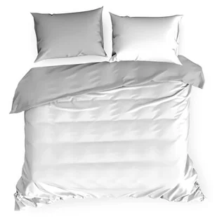 Euro Firany Pościel Satynowa Nova3 Biel + Srebrn 160x200NP 3 części 1103739 - Pościel Euro Firany Pościel Satynowa Nova3 Biel + Srebrn 160x200NP 3 części 1103739 - Pościel - miniaturka - grafika 1