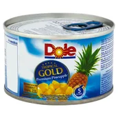 Owoce w puszkach i słoikach - Dole Tropical Gold Kawałki ananasa w soku 227 g - miniaturka - grafika 1