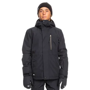 Dziecięca Kurtka ocieplana QUIKSILVER MISSION SOLID YOUTH JK EQBTJ03157-KVJ0 – Czarny - Kurtki narciarskie - miniaturka - grafika 1