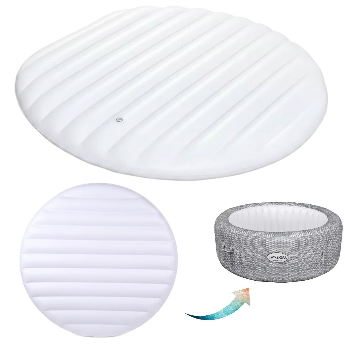 Bestway nakrywa cieplna dmuchana osłona izolacyjna do lay-z-spa honolulu