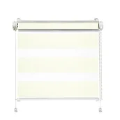 Rolety - Mini roleta fast dzień i noc 61 x 140 cm biel Mardom - miniaturka - grafika 1
