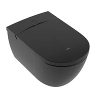 Bidety - Villeroy & Boch ViClean - Bidet elektroniczny z ceramiką, Rimless, CeramicPlus, SoftClosing, Pure Black V0E100R7 - miniaturka - grafika 1