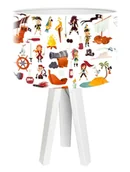 Lampy stojące - Macodesign Lampa biurkowa Statek piratów mini-foto-169w, 60 W - miniaturka - grafika 1