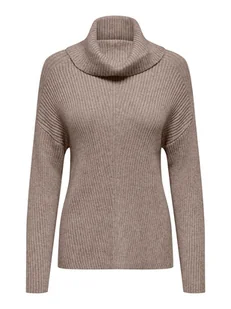 ONLY Golf w kolorze szarobrązowym - Swetry damskie - miniaturka - grafika 1