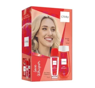 C-THRU LOVE WHISPER ZAPACHOWY SPRAY Z ATOMIZEREM 75ML + ŻEL POD PRYSZNIC 250ML - Zestawy perfum damskich - miniaturka - grafika 1