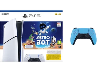 Konsola PLAYSTATION 5 Slim D Chassis 1TB + Astro bot (do pobrania) Dodatkowy kontroler bezprzewodowy DualSense Gwieździsty Błękit - Konsole Playstation - miniaturka - grafika 1