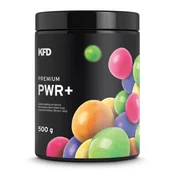 Przedtreningówki - KFD Premium Pre-Workout+, smak gumy balonowej, 500 g - miniaturka - grafika 1