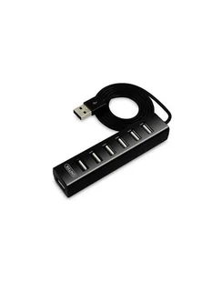 Unitek HUB USB 7 USB 2.0 czarny Y-2160 - Huby USB - miniaturka - grafika 6