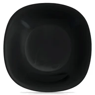 Talerze - Talerz obiadowy głęboki szklany czarny LUNA 21.5cm 650ml ORION 129548 - miniaturka - grafika 1