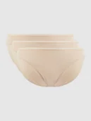 Majtki damskie - Slipy z dodatkiem streczu w zestawie 3 szt. - miniaturka - grafika 1