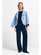 Spodnie damskie - Rich & Royal Spodnie w kolorze granatowym - miniaturka - grafika 1