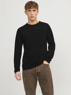 Jack & Jones Sweter w kolorze czarnym - Swetry męskie - miniaturka - grafika 1