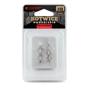 KOTWICA EXPERT PH46 NR.8 SREBRNA EXPH46-008 - Inne akcesoria dla wędkarzy - miniaturka - grafika 2