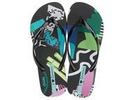 Klapki i japonki damskie - IPANEMA Graffiti IV Fem, japonki damskie, niebieski/zielone, 40 EU, Niebieski zielony, 40 EU - miniaturka - grafika 1
