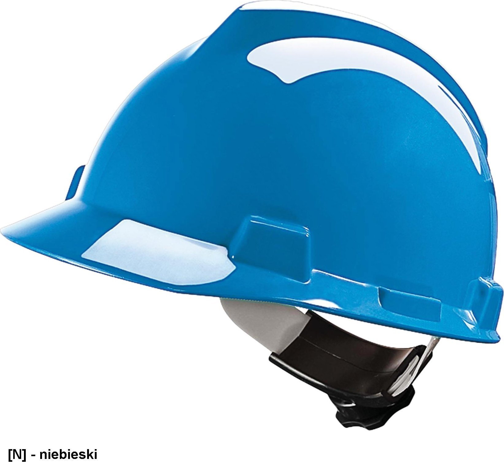 R.E.I.S. MSA-KAS-VG - Hełm V-GARD wykonany z tworzywa HDPE - czerwony