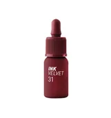 Błyszczyki do ust - Peripera Ink The Velvet Lip Tint in 31 Wine Nude Matowy tint do ust w intensywnym, bordowym odcieniu - miniaturka - grafika 1