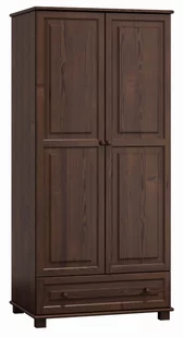 Szafa drewniana 2D nr1 wieszak S90 orzech - Szafy - miniaturka - grafika 1