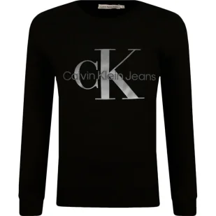 CALVIN KLEIN JEANS Bluza | Regular Fit - Bluzy dla dziewczynek - miniaturka - grafika 1
