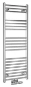Grzejniki łazienkowe - AQUALINE Grzejnik łazienkowy ALYA 40x118,8 cm 287W podłączenie środkowe kolor chrom LLS308 - miniaturka - grafika 1