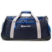 Torby podróżne - Torba SEMI LINE A3043-1 Granatowo-szary - miniaturka - grafika 1