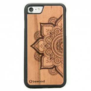 Bewood Drewniane etui iPhone SE 2022/2020 MANDALA JABŁOŃ BWD05335 - Etui i futerały do telefonów - miniaturka - grafika 1