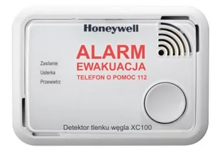 HONEYWELL Detektor tlenku węgla CO XC100-PL CO XC100-PL CO XC100-PL - Czujniki czadu, dymu, gazu - miniaturka - grafika 1