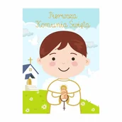 Kartki okolicznościowe i zaproszenia - Henry Karnet okolicznościowy, Pierwsza Komunia Święta, Chłopiec - miniaturka - grafika 1