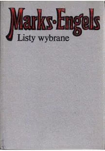 Engels Listy wybrane - Biografie i autobiografie - miniaturka - grafika 1