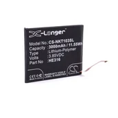 Baterie do telefonów - VHBW Bateria do Nokii 6, 3000 mAh - miniaturka - grafika 1