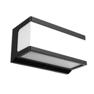 Lampy ogrodowe - Inspire Kinkiet solarny Prospe czarny IP54 z czujnikiem LED - miniaturka - grafika 1