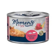 Mokra karma dla kotów - MOMENTS Adult Tuńczyk i wołowina 24x140 g - miniaturka - grafika 1