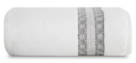 Ręczniki - Ręcznik 70 x 140 Kąpielowy Bawełna Malika 01 Biały - miniaturka - grafika 1