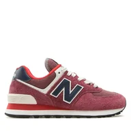 Sneakersy męskie - Sneakersy New Balance U574RX2 Bordowy - miniaturka - grafika 1
