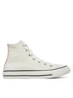 Trampki damskie - Converse Trampki Chuck Taylor All Star Crochet Laces A10686C Beżowy - miniaturka - grafika 1