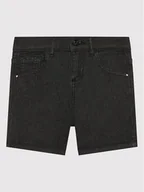 Spodenki damskie - Guess Szorty jeansowe J2RD12 WE5X0 Czarny Regular Fit - miniaturka - grafika 1
