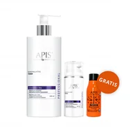 Zestawy kosmetyków damskich - Zestaw Apis Exosomes Pro, biostymulujący krem z roślinnymi egzosomami, 100 ml + tonik z roślinnymi egzosomami, 500 ml + mandarynkowy żel pod prysznic, 50 ml gratis - miniaturka - grafika 1