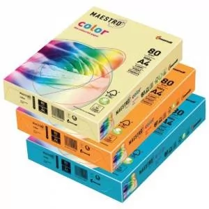 Maestro Papier ksero Maestro Color A4 80g intensywny czarny B100 B100 - Papier do drukarek - miniaturka - grafika 1