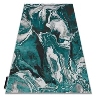 Dywany - Dywan DE LUXE nowoczesny 622 Abstrakcja - Strukturalny zielony / antracyt, 120x170 cm - miniaturka - grafika 1