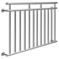 Balustrady i akcesoria - Balustrada francuska Balkonowa Stal Nierdzewna 90x156cm - miniaturka - grafika 1