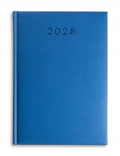 KALENDARZ książkowy A5 terminarz DZIENNY 2025 NIEBIESKI Tury planer - Kalendarze - miniaturka - grafika 1