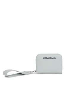 Calvin Klein Duży Portfel Damski Gracie K60K611688 Szary - Portfele - miniaturka - grafika 1