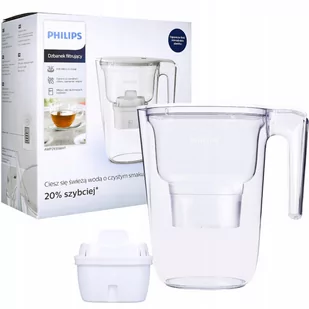 Dzbanek Filtrujący Philips Do Wody Czajnik + Wkład - Dzbanki filtrujące - miniaturka - grafika 1
