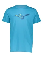 Koszulki sportowe męskie - Mizuno Koszulka sportowa w kolorze błękitnym - miniaturka - grafika 1