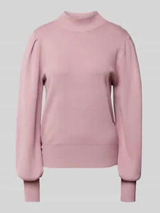 Sweter z dzianiny z golfem model ‘FONNY’ - Swetry damskie - miniaturka - grafika 1