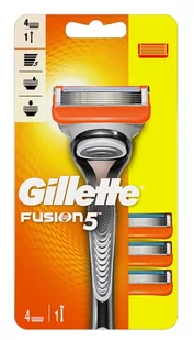 Gillette Fusion Manual - Maszynka do golenia + 3 Wkłady - Maszynki do golenia i wkłady - miniaturka - grafika 1
