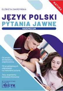 Język Polski Pytania Jawne Vademecum - Filologia i językoznawstwo - miniaturka - grafika 1